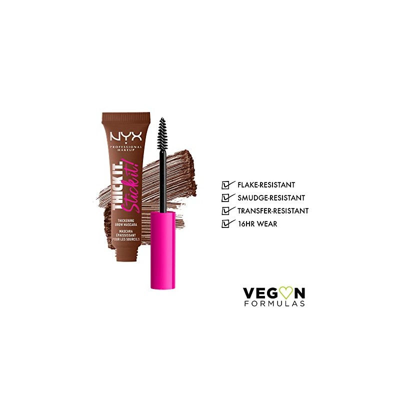 NYX PROFESSIONAL MAKEUP Thick It Stick It Thickening Brow Mascara,