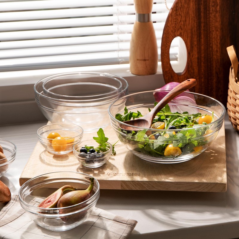 Sweejar 4.5 inch Small Glass Bowls Set, 12 oz Prep