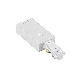 WAC Lighting JLE-WT Accessory - 4.75 Inch Single Circuit J Series Live End Connector, White Finish