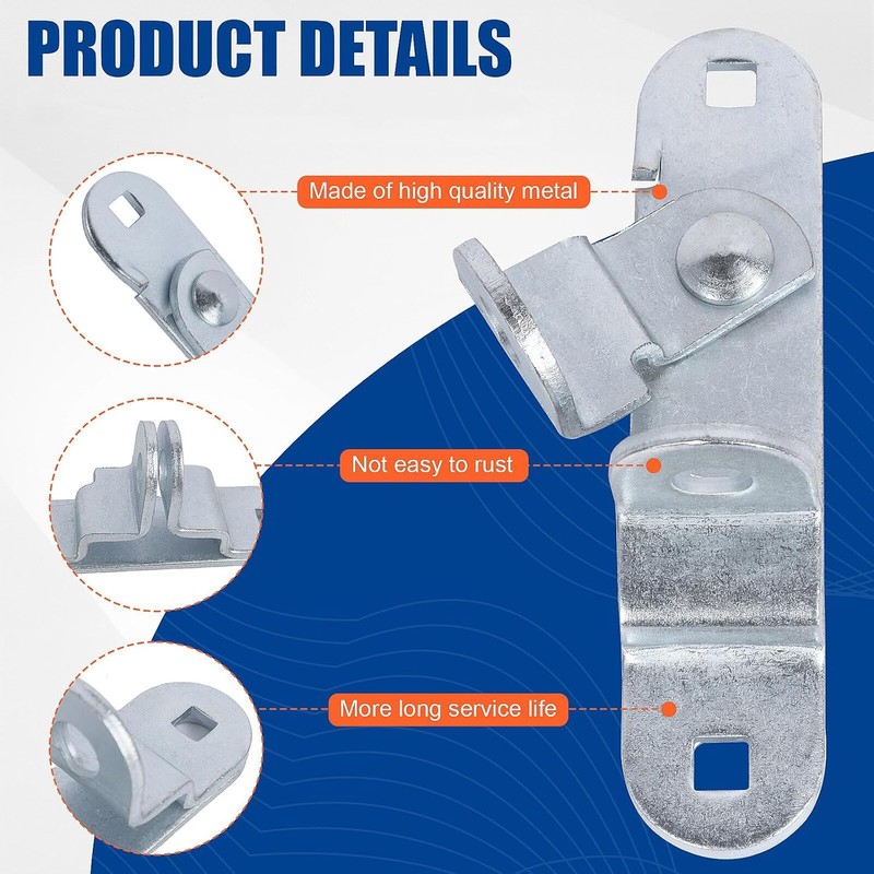 Fuoequl Trailer Hasp Bolt Kit for Trailer Cam Action Hasp