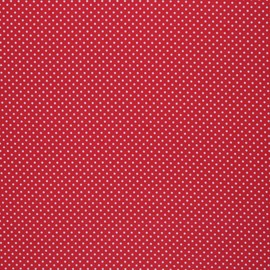 Mook Fabrics Christmas Fabric [45in. Wide] – 100% Cotton Material for Quilting | Running Dress Cloth | Arts, Crafts & Sewing, Merry & Sweet Polka Dot Bright Red Cut by The Yard