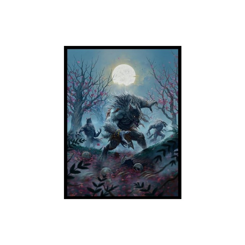 (Warewolf) – Fundas artísticas con textura mate TCG/MTG de Ai