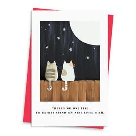 xiangqiankan Cute Anniversary Card for Women Men, Romantic Wedding Anniversary & Birthday Card Gifts for Boyfriend Girlfriend, Funny Valentine Gifts Card for Husband Wife Couple