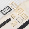 sourcing map 8Pcs 3/4" Metal Slider Buckles, Flat Tri-Glide Button