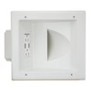 DATA COMM Electronics 45-0231-WH USB Recessed Media Outlet Box, In-Wall