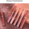 Brillo de Labios, 6 Piezas de Lápiz Labial Líquido Mate