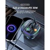 FANTIA Transmisor FM Bluetooth 5.3 para Auto, Adaptador Bluetooth para