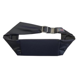 BANDI Plus Size Pocketed Belt with Extender - Secure Your Essentials On-The-Go - Waist Pack for Travel, Running, and Outdoor Activities (Black Solid)