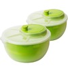 Salad Spinner with Lid, Salad Dryer, Set of 2, Diameter