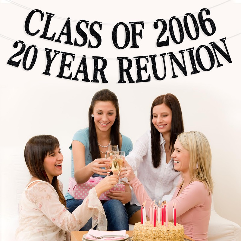 Happy 20th Anniversary Banner, Class of 2006 20 Years Later,