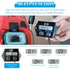 BWBWND Small Engine Tachometer, Waterproof Inductive Hour Meter for 2