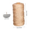 DOITOOL 2rolls Linen Twine for Crafting Rope for Projects Macrame