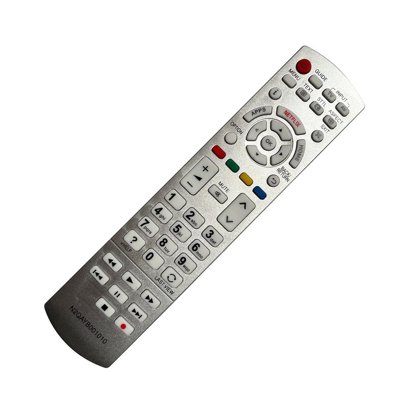 Aurabeam Replacement TV Remote Control Compatible with Panasonic 55CXM710 TV
