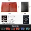 Kawauso De Rich Binder File A4 a3 Folding PU Leather