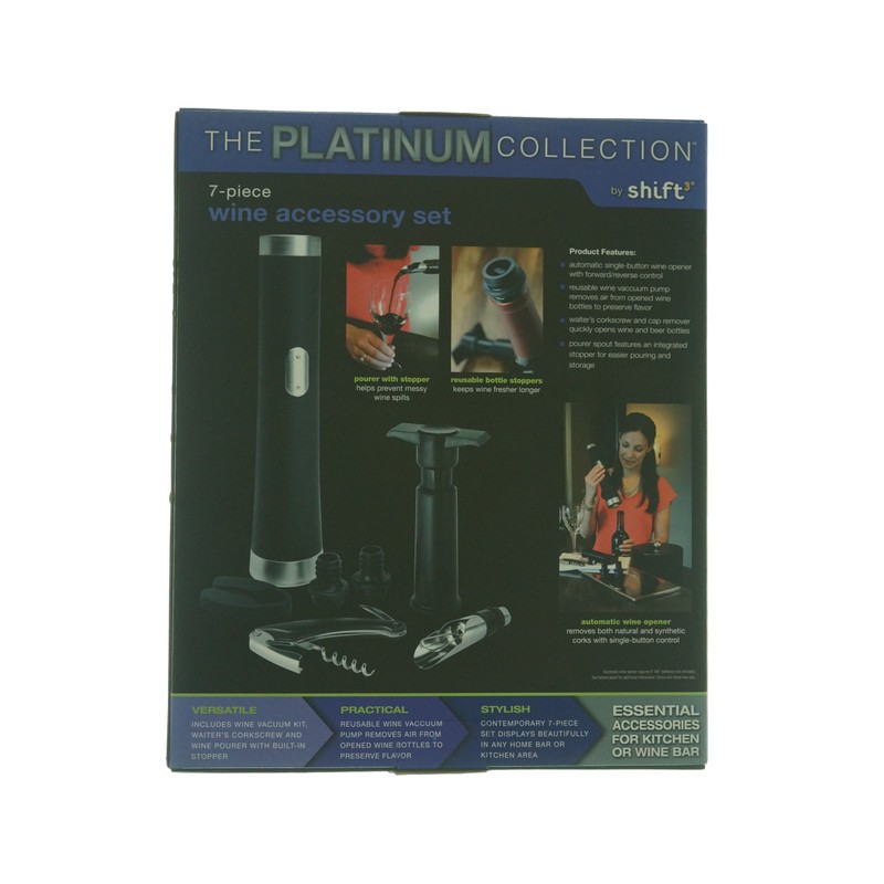 1 X The Platinum Collection By Shift3 7 Piece Wine