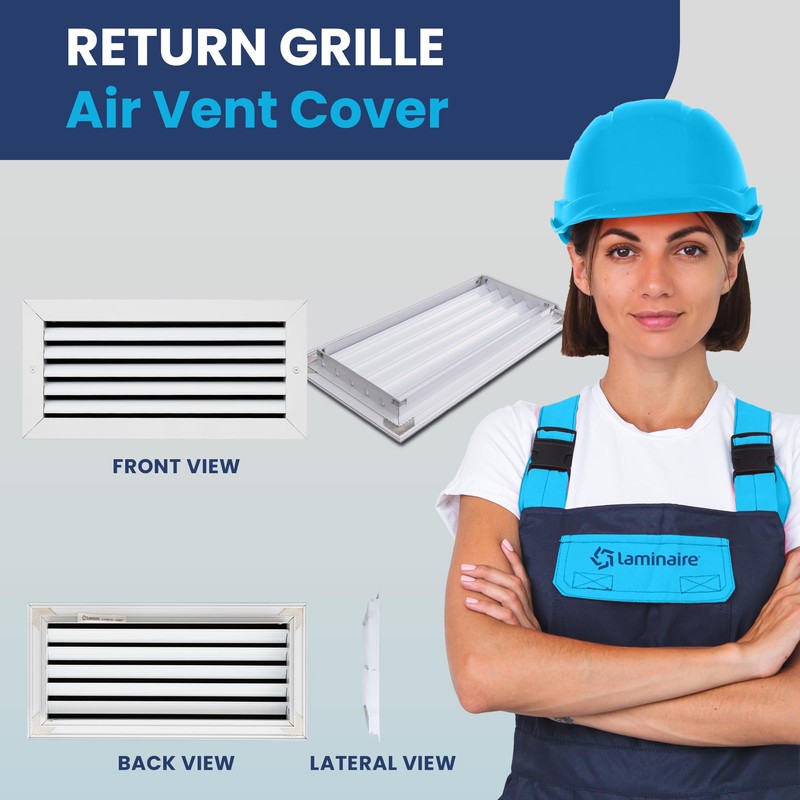 14x6 Inch (Duct Opening) Air Return Vent Cover Decorative –