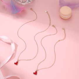 ZLP Back to School Necklace Gifts, Kindergarten Necklace Mommy and Me First Day of Kindergarten Outfits Back to School Jewelry Encouragement Gifts (RH)