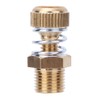 10PCS Brass Pneumatic Muffler BSPT Male Thread Solenoid Valve Silencer