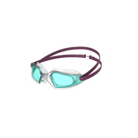 Speedo Junior Hydropulse Swimming Goggle | Comfortable Fit | Adjustable Design | Anti-Fog | Anti-Leak, Deep Plum/Clear/Light Blue, One Size