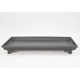 1 Rectangular Black Plastic Humidity/Drip Tray for Bonsai Tree 9"x 6"x 1"