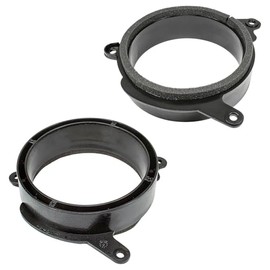 tomzz Audio 2834-005 Speaker Rings Adapter Brackets Compatible with Mercedes E-Class W210 Front Door for 165 mm DIN Speaker