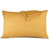 Hafaa Pillow Cases 2 Pack Brushed Microfiber Plain Pillow Cases