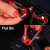 IFOOTAGE Red Tool Hook,4mm Hex Wrench,Handy 7mm Hex Socket,for Camera