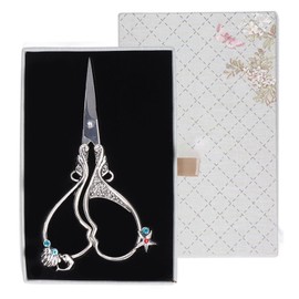 Vintage Embroidery Scissor Rust Prevention Stainless Steel Portable DIY Sewing Scissors for Tailor Shop