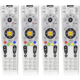 4 Pack Buck AT&T DirecTV RC66RX IR/RF Universal Programmable Remote Control – DirecTV Remote Control Replacement for R16, R22, H21, H22, H23, H24, HR21, HR22, HR23, HR24, HR34, and C31 Receiver