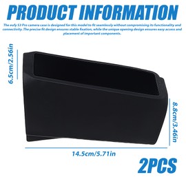 2 Stück Schutzhülle für eufy S3 Pro Kamera, Silikonhülle kompatibel mit eufyCam S3 Prowasserdichte silikonhülle für Eufy Security Überwachungskamera