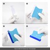EHDIS Vinyl Squeegee Buffer Tape Squeegee Fabric Felt Pre-Cut Self-Adhesive