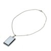 OVER-9 Terahertz Necklace with Chain Square Cut Gemstone Super Far