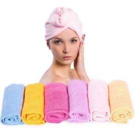 VALICLUD Toalla de Microfibra para Secado Rápido de Cabello Secadora Ultra Absorbente Turbante Ligero y Cómodo
