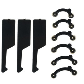 YKEBVPW 3 Sets Nose Shaper Lifter Clip Stealth Uplifting Inserts 3Size for Shaping Wide High Lift Straightener Disc Secret Silicone Lifters Beauty Tool for Women Men Invisible Slimming (Black)