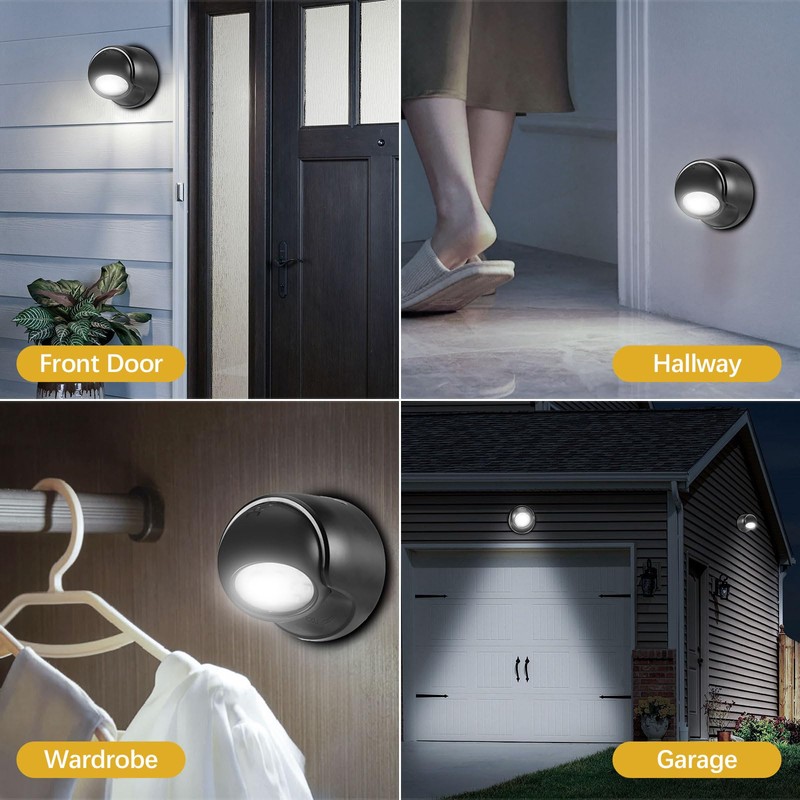 ProGreen 6000K Battery Motion Sensor Light Outdoor Waterproof Wireless LED