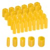 sourcing map 100pcs Round Rubber End Caps Protective Caps 1/8"