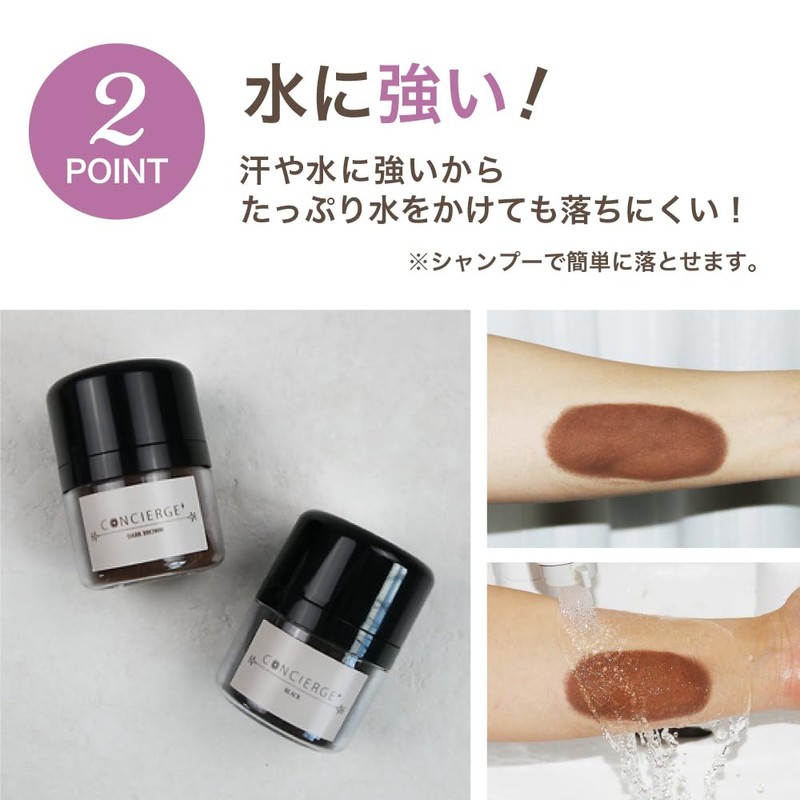 Pom Pom Scalp Foundation Black Powder 13g x1 Hair Powder