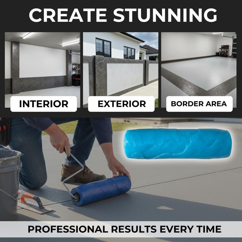 Concrete Stamp Roller – 3" x 3" x 9" –