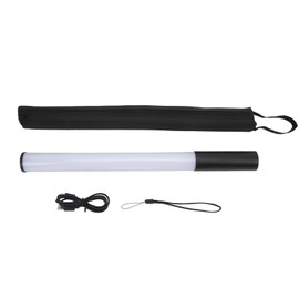 NiceFoto RGB Handheld LED Light Photography Fill Light Stick Rechargeable 12 Level Brightness Adjustable