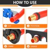200 Pieces HeSun 1/2-Inch Bottled PEX Copper Ring, PEX-B Crimp