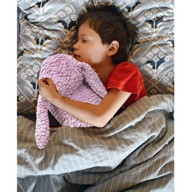 Hofun4U Rabbit Plush Pillow, Rabbit Stuffed Animal, Bunny Plush Long Pillow Christmas Valentine's Gift for Kids Adults (35 inch)