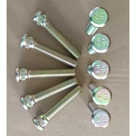 XYUJIE 10pcs Extended Wheel Stud Studs M12x1.5 2.6 in. Length 0.558 in. Knurl 14.2mm Replacement for IS300 LS400, Tacoma Camry