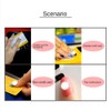 Haptufer 5Pcs NFC Flash Nail Sticker LED Bare Chip Intelligent