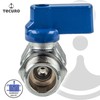 tecuro Mini Ball Valve Internal Thread Rp 3/8 Inch x