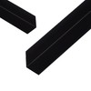 5 x siwitec Angle Profile, Aluminium Profile, Black Anodised 15