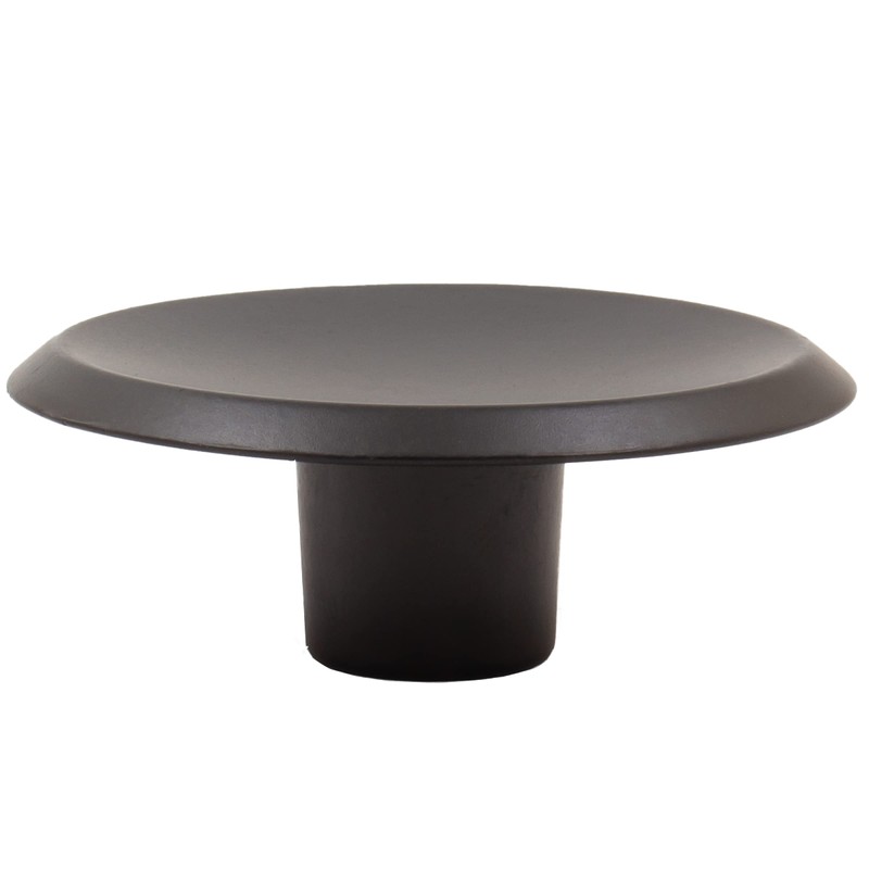 Die-Cast Bi-Fold Closet Door Knob, 1-3/4 Inches, Matte Black by