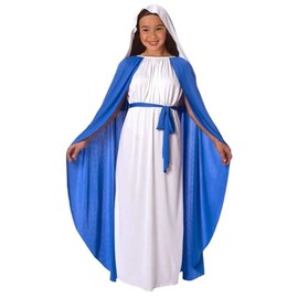 Morph Virgin Mary Costume for Kids, Virgin Mary Costumes for Girls, Girl Halloween Costume, Halloween Costumes for Kids, Saint Costumes for Girls, Large