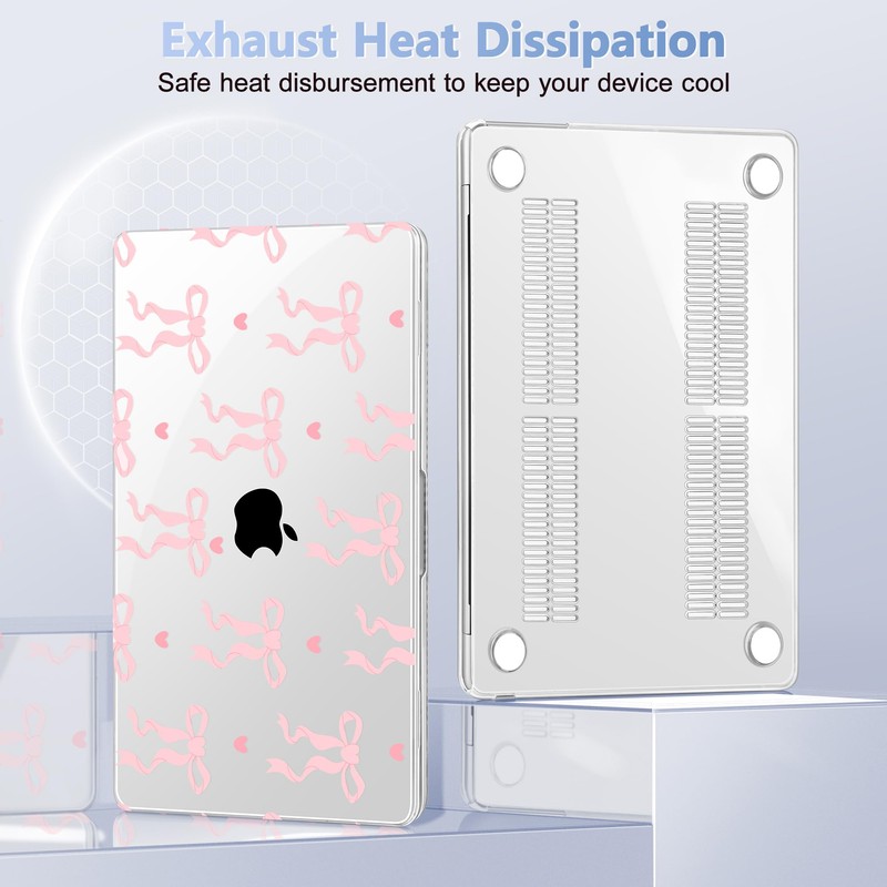 Lepeoac for MacBook Air 13.6 inch Case M5 M4 M3