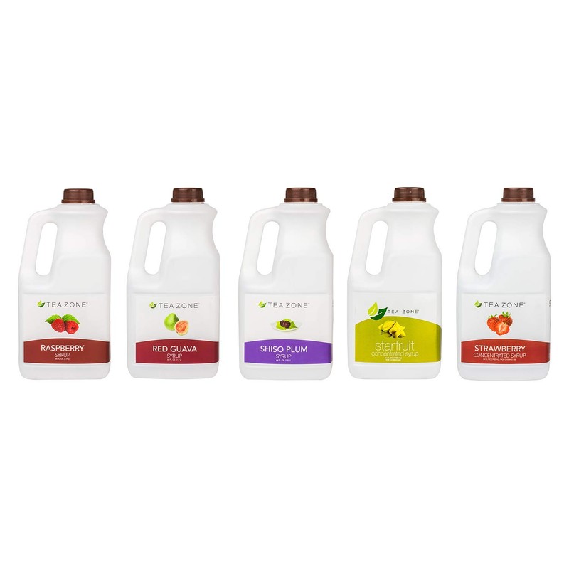 Tea Zone 64 fl. oz Red Guava Syrup