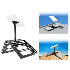 Starlink Roof Ridge Mount Gen 3, Ybervont Adjustable Mounting Kit Gen 3, Roof Mounts with Gen 3 Pipe Adapter Pole Mount for Internet Satellite